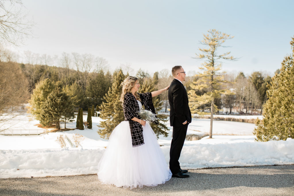 Trillium Trails Events Wedding First Look